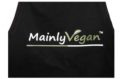 Mainly Vegan apron