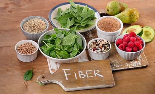 Plant-based vegan dietary sources of fiber