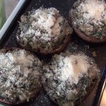 Artichoke and Spinach Stuffed Portobellos