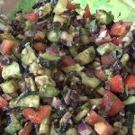 Black Bean, Avocado, Cucumber and Tomato Salad