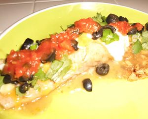 Chicken Enchiladas with Verde Sauce